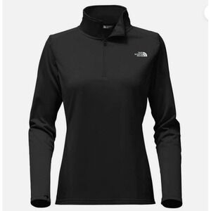 The North Face Tech Glacier Fleece Jacket Wmn XL Qtr Zip Soft Shell Black Gorp